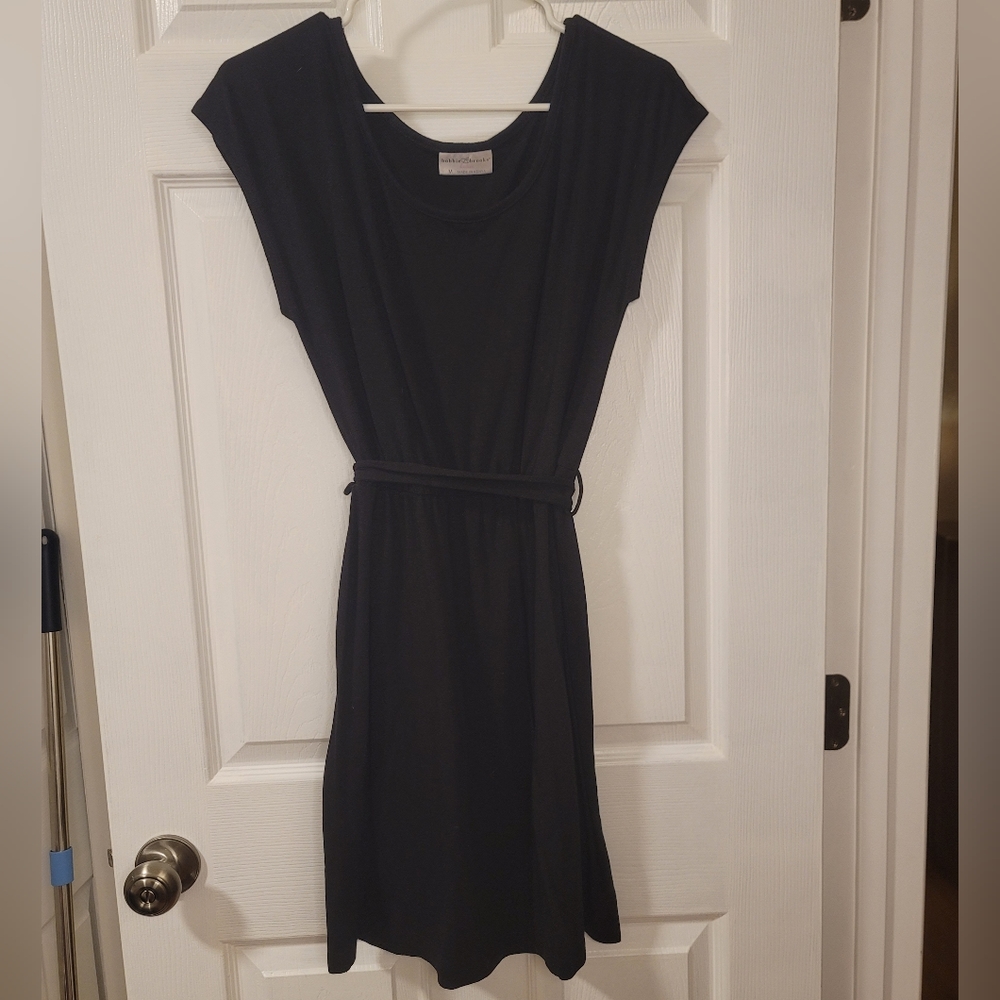Short black T-Shirt dress